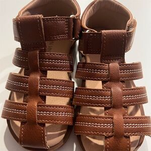 Crown Vintage Toddler Fisherman Sandals Brown Size 7 Casual
